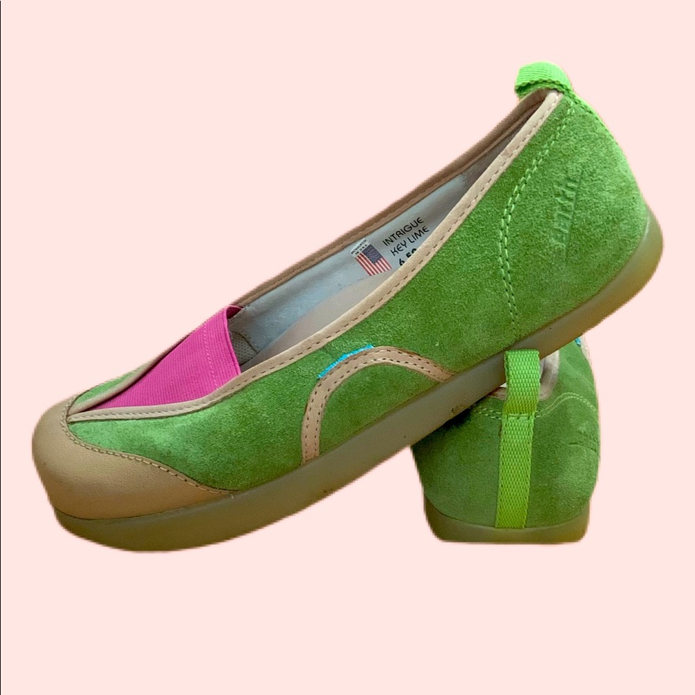 Earth - Green & Pink flats 6.5
